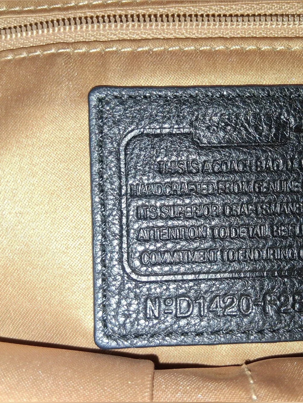 Vintage Classic Coach Park Metro Tote